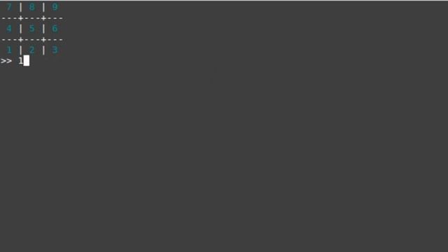 TicTacToe Python3.5+ in one line смотреть онлайн