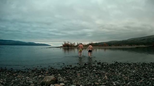 Кольский полуостров. Переход в брод Мыс Литт . Осень 2015. смотреть онлайн