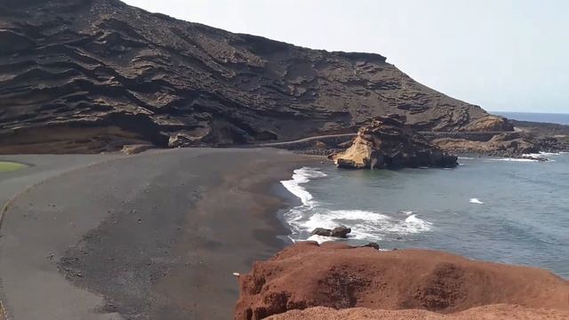Канарские острова. Лансароте.( зеленая лагуна) смотреть онлайн