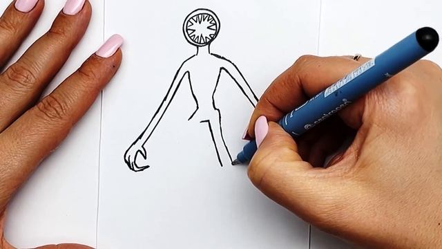 How to draw The Figure - Doors Roblox смотреть онлайн