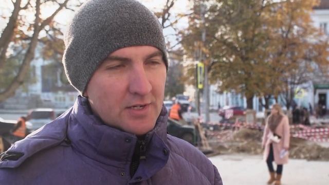 Как проходит реконструкция площади имени Ушакова смотреть онлайн