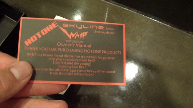 Распаковка Hotone Whip Dist смотреть онлайн