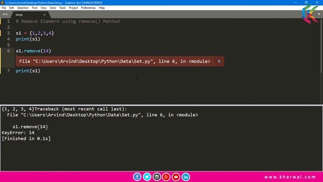 Set in Python Programming | Part 02 смотреть онлайн