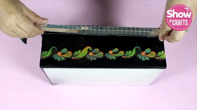 Decoupage shoes box - Decoupage cardboard box - Decoupage Tutorial смотреть онлайн