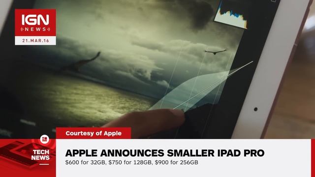New Smaller iPad Pro Announced - IGN News смотреть онлайн