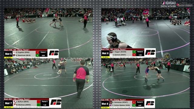 2024 IGHSAU Girls State Wrestling Meet: Session 1 Mats 5-8 смотреть онлайн