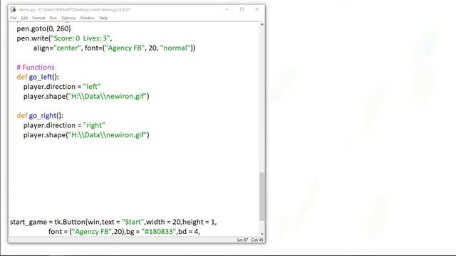Game Development - 18 - IRONMAN Game with python|Python Game Development in hindi| смотреть онлайн