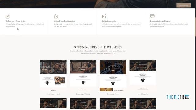 Sentobar - BarberShop and Hair Salon WordPress Theme Porter Gall смотреть онлайн