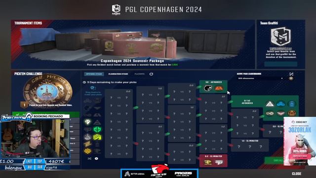 ZORLAK FAZ O PICK'EM DO PGL CS2 MAJOR 2024 - OPENING STAGE смотреть онлайн