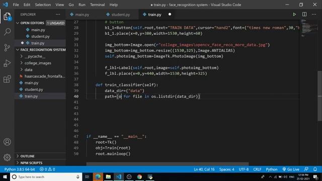 5/9 - Advance Face Recognition Student Attendance System Project in Python OpenCV (LBPH Algoritham) смотреть онлайн