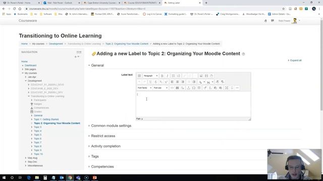 Keeping Moodle Tidy смотреть онлайн