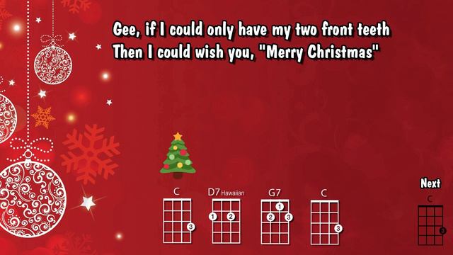 All I Want For Christmas Is My Two Front Teeth - Ukulele Play Along смотреть онлайн