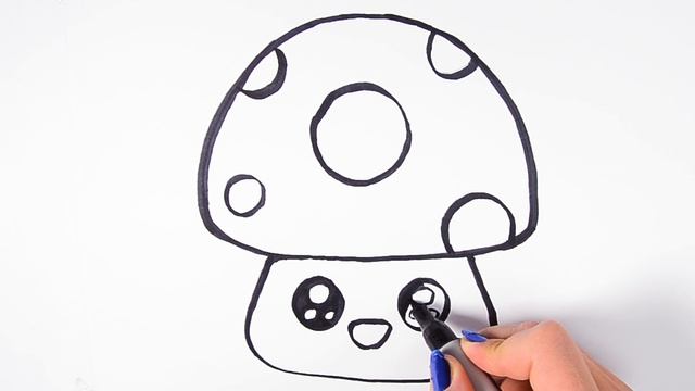Как нарисовать гриб с MiMi | Раскраски детей HD | Рисование и окраска