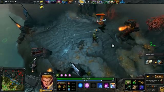Navi Dendi play with Invoker - Нави Денди играет за Инвокера. New смотреть онлайн