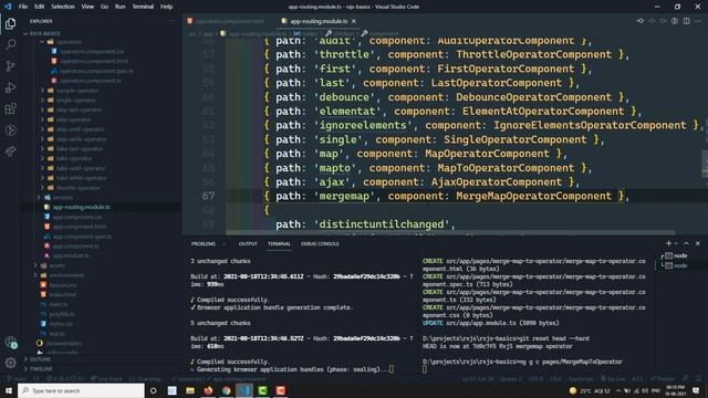 46. RxJS MergeMapTo Operator. Learn RxJS Higher Order Mapping MergeMapTo Transformation Operator. смотреть онлайн