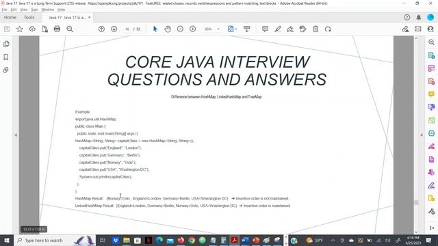 Core Java Interview Questions And Answers - HashMap, LinkedHashMap and TreeMap смотреть онлайн