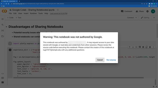 Google Colab - Sharing Notebooks!