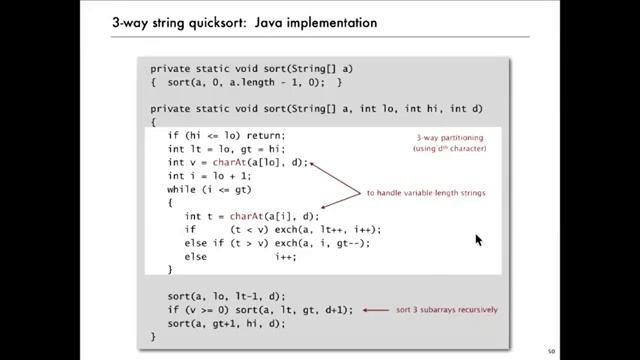 34 5 3 Way Radix Quicksort смотреть онлайн