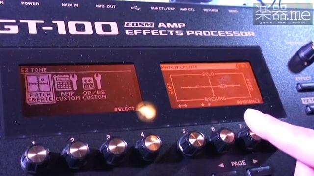 【ローランド新製品発表会レポート！】BOSS「GT-100」 смотреть онлайн