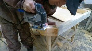 СТОЛ ИЗ ДЕРЕВА  СВОИМИ РУКАМИ. Большой обеденный стол. Часть 1