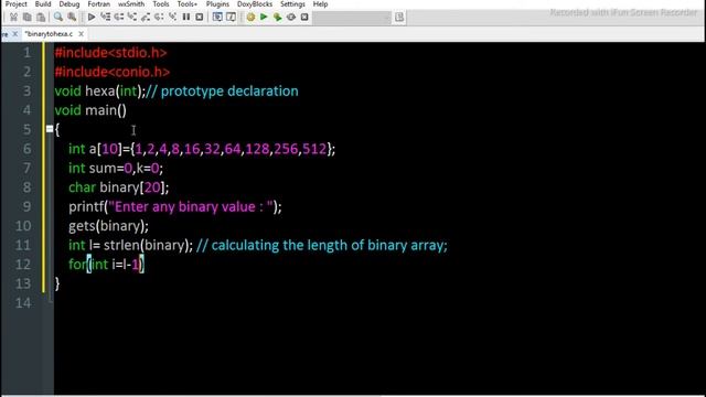Binary to hexadecimal || C program to convert binary to hexadecimal number [tutorial] - Coding TCS смотреть онлайн