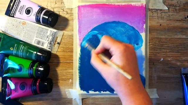 МОРСКАЯ ВОЛНА | Как нарисовать волну из сказки акрил, гуашь | How to draw WAVE смотреть онлайн