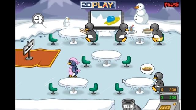 Penguin Diner Full Gameplay Walkthrough смотреть онлайн