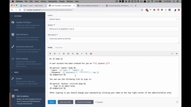 Emails, #Mailgun, Templates - #OctoberCMS Tips смотреть онлайн