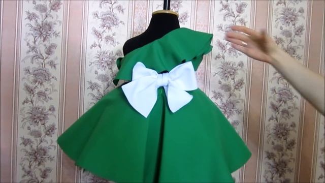 Платье  Детское на одно плечо - Необыкновенная красота