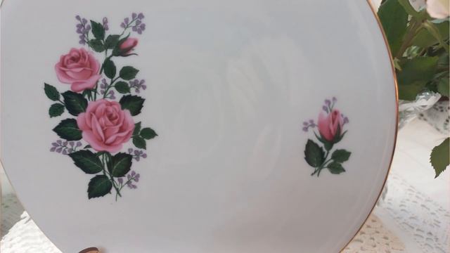 Весна - время подарков! "РОЗЫ". Фарфор. Германия. смотреть онлайн