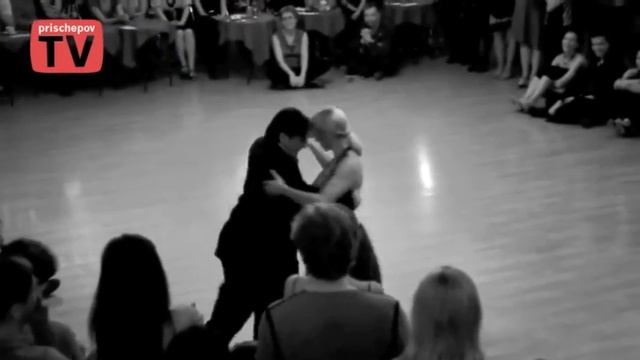 Alejandra Mantinan & Aoniken Quiroga, Russia, Moscow, Milonga "Planetango", 12.04.2010(3) смотреть онлайн