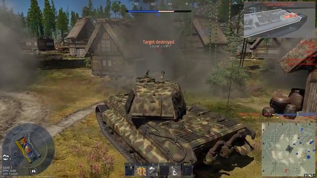 Fighting the Russian Heavy's || Tiger 2H in 2 matches(War Thunder) смотреть онлайн