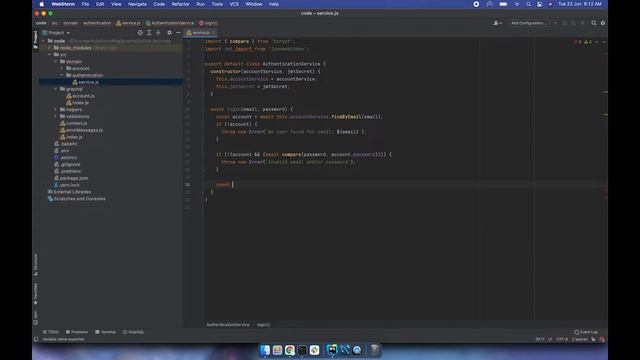 GraphQl server - login mutation with JWT / Authentication - 1 смотреть онлайн