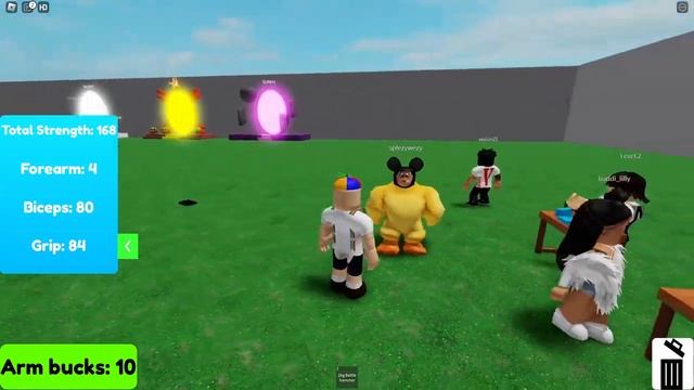 Roblox Arm Wrestling But WITH 100,000,000 STRENGTH! смотреть онлайн