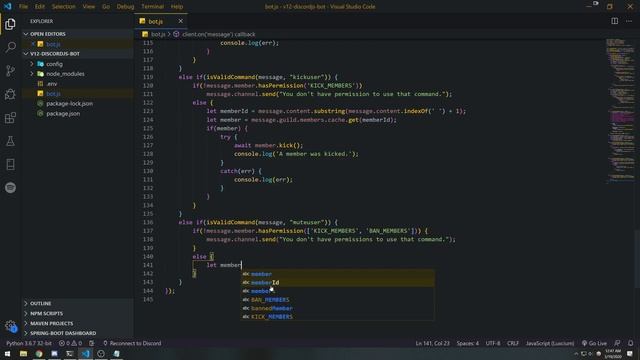 Discord.JS Version 12 Tutorial - Ep. 14 - Mute & Unmute Command in v12! смотреть онлайн
