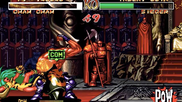 Samurai Shodown II Cham Cham. Kuroko Battle (Arcade)|