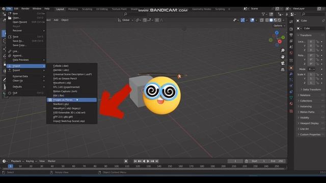 how to import SketchUp file to blender смотреть онлайн
