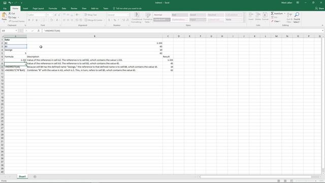 How to Use Indirect and Indirect Errors in Excel 2016 смотреть онлайн