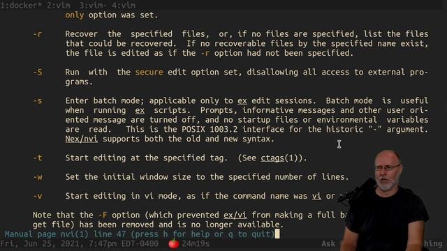 Beginner Boost, Day 33: Start with Ex/Vi Configuration (~/.exrc) [20210625230400] смотреть онлайн
