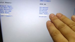 Тачпад на ноутбуке Acer(включение настройки в биос)