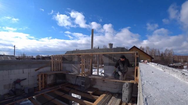 ФРОНТОНЫ НА МАНСАРДЕ. БАНЯ ДОМ ИЗ ГАЗОБЕТОНА смотреть онлайн