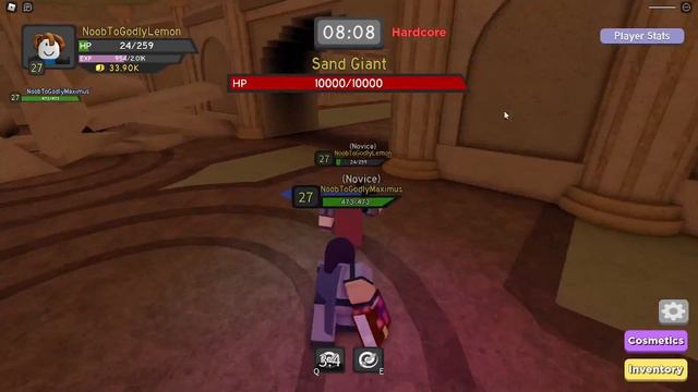 Noob To Godly DUNGEON QUEST │Desert temple⏳ + 2 legendaries!? 🔑 смотреть онлайн