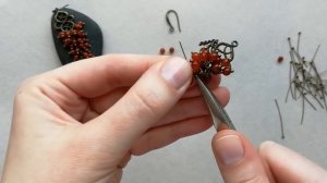 Мастер-класс. Серьги гроздь. Своими руками. Handmade. Earrings.
