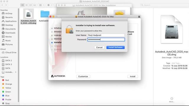 How to Install AutoCad 2020 on macbook pro MD 101 смотреть онлайн