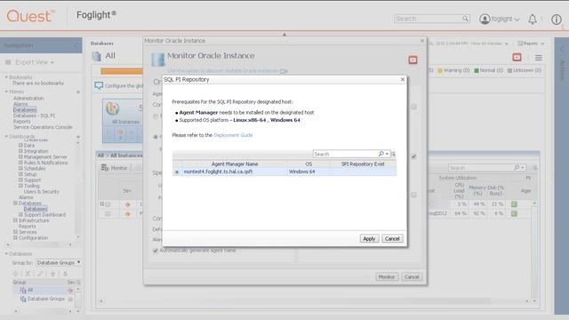 Foglight for Databases - How to create Oracle PI agents for monitoring смотреть онлайн