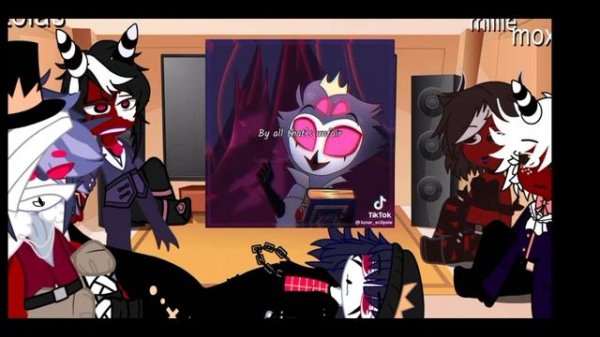 imp + stolas and Octavia react to stolas | helluva boss reaction | SPOILERS‼️‼️