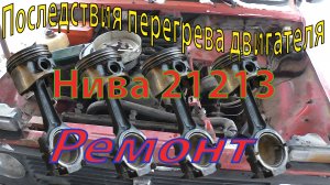 Замена поршней  НИВА 21213