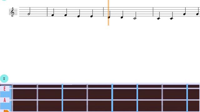 "Twinkle Twinkle Little Star" violin notes - "Easy Note" app (iOS & Android) - learn violin easily смотреть онлайн