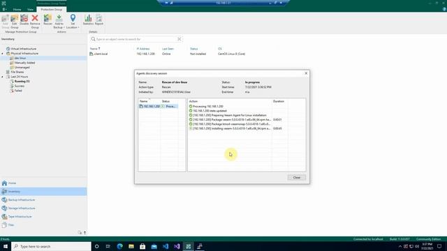 Veeam: Backup & Replication 11 Community Часть 2 Обзор, установка агентов Linux и Windows. смотреть онлайн