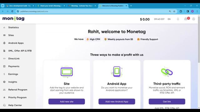 Monetize React Native & Expo Apps with Interstitial & Push Ads using Monetag | Step-by-Step Tutoria смотреть онлайн
